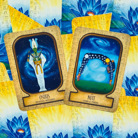 Auset Egyptian Oracle Cards Rockpool E.Jensen & M.Klement Divination Alchemy NEW