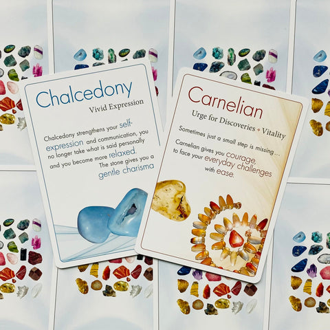 Healing Stones Cards Deck For Health Vital Energy & Power K.Lemke Agm Urania NEW