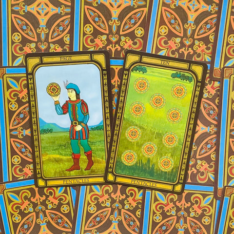 The Golden Tarot Cards & Illustrated Book Cico Books By Liz Dean Ancient NEW
