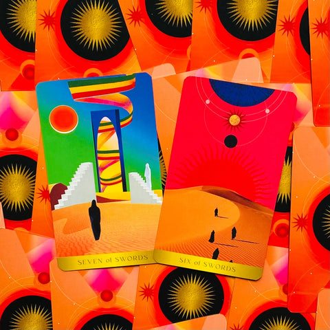 Radiant Wilds Tarot Cards Deck Navigate Inner Desert Dreamscapes Rockpool NEW