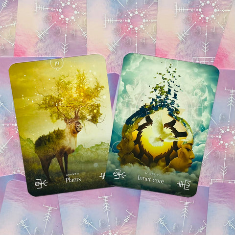 The Elemental Oracle Cards Deck By Kinga Britschgi Rockpool Publishing Magic NEW