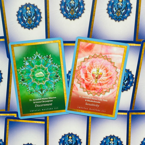 Crystal Mandala Oracle Cards Deck Alana Fairchild Esoteric Telling Blue Angel