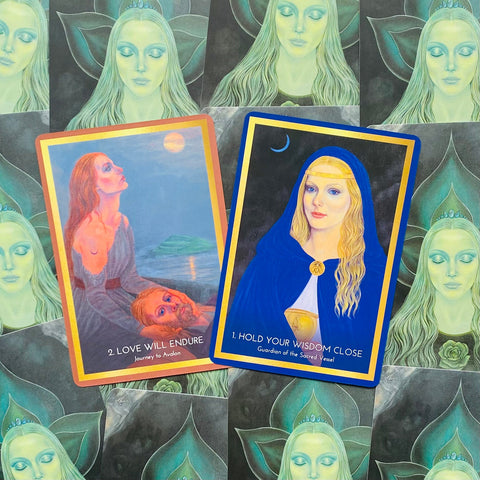 Transcendent Journeys Oracle Cards Deck By Cheryl Yambrach Blue Angel NEW