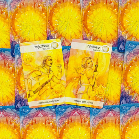 The Crystal Power Tarot Cards Deck & Book Cico Books Jayne Wallace Esoteric NEW