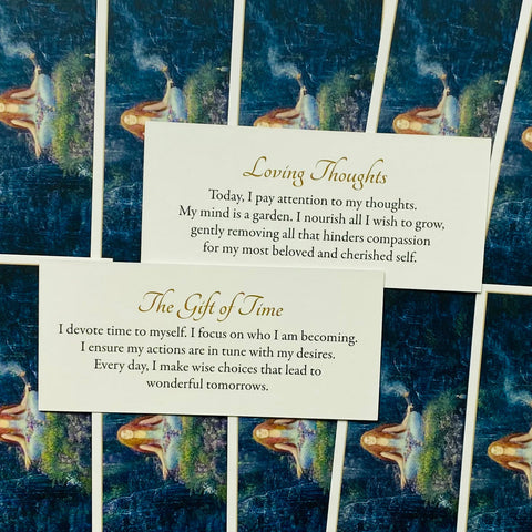 Because I Love Myself Cards Deck Mini Blue Angel Lucy Gavendish Esoteric NEW