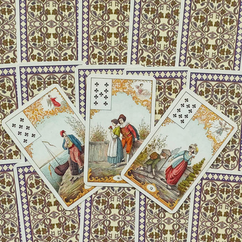 The Little Oracle Cards Deck Lenormand Sibyls Miniature Pocket Lo Scarabeo NEW