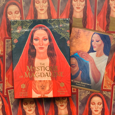 The Mystique Of Magdalene An Oracle Of Love Cards Deck Blue Angel C. Y. Rose NEW