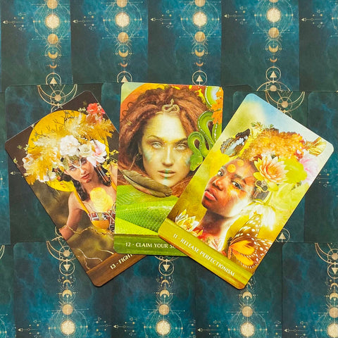 Wild Woman Rising Oracle Cards Deck Angi Sullins US Games Systems Fantasy Wld44