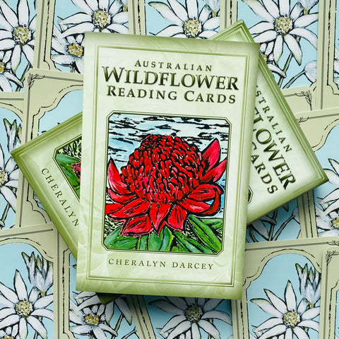 Australian Wildflower Reading Cards Deck Rockpool Cheralyn Darcey Guidebook NEW