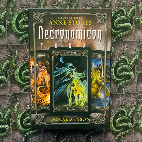 Necronomicon Tarot Cards Deck Esoteric Telling Anne Stokes Llewellyn NEW