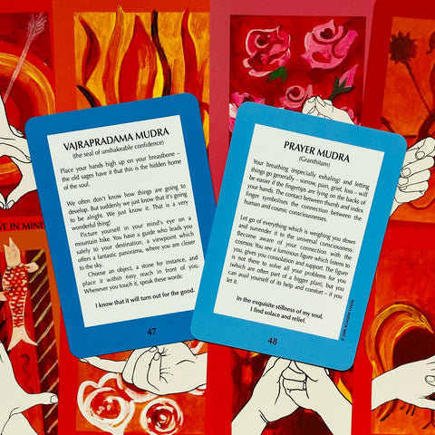 Mudras For Body, Mind & Spirit Cards Deck Esoteric Gertrud Hirschi Agm NEW
