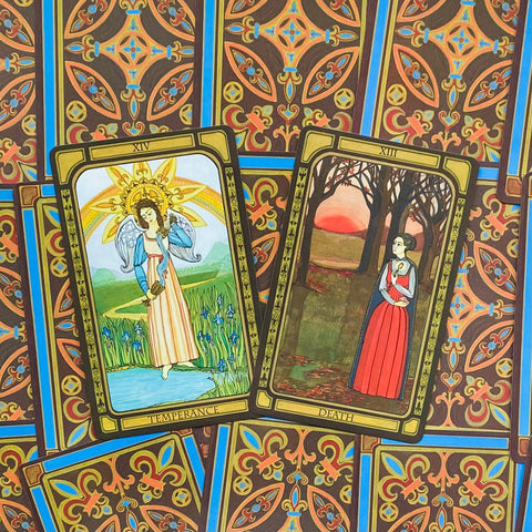 The Golden Tarot Cards & Illustrated Book Cico Books By Liz Dean Ancient NEW
