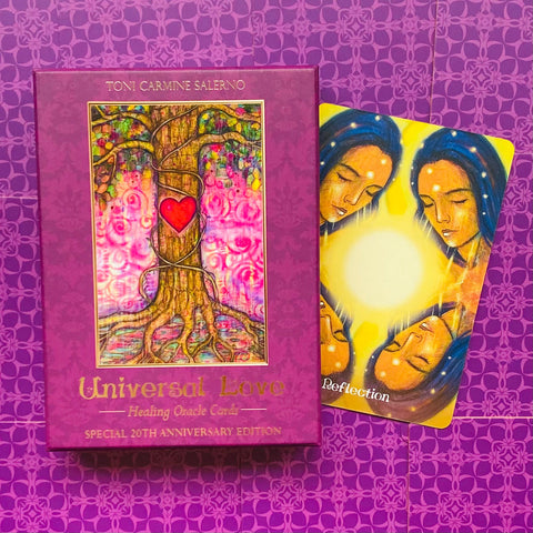Universal Love Healing Oracle Cards Special 20Th Anniversary Edition Blue Angel