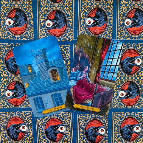 Edgar Allan Poe Tarot Cards Deck And Book Kit Llewellyn Esoteric Spiritual NEW