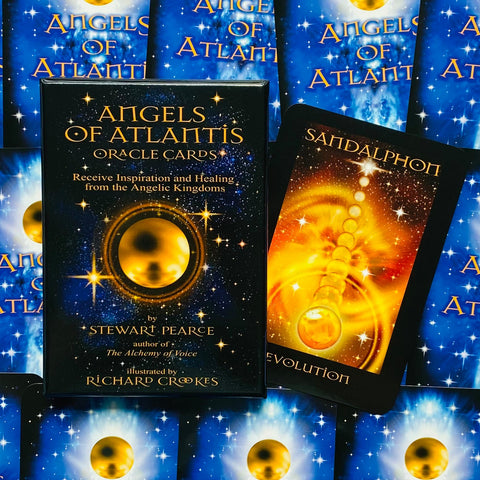 Angels Of Atlantis Oracle Cards Deck Findhorn Esoteric Pearce Inspiration NEW