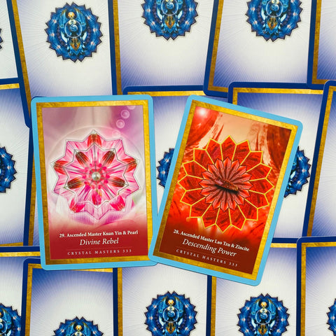 Crystal Mandala Oracle Cards Deck Alana Fairchild Esoteric Telling Blue Angel