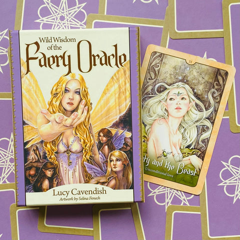 Wild Wisdom Of The Faery Oracle Deck Cards Fortune Telling Blue Angel NEW