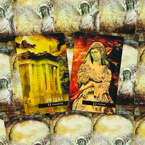 Fallen Angel Oracle Cards Deck And Book Cico Books Esoteric Nigel Suckling NEW
