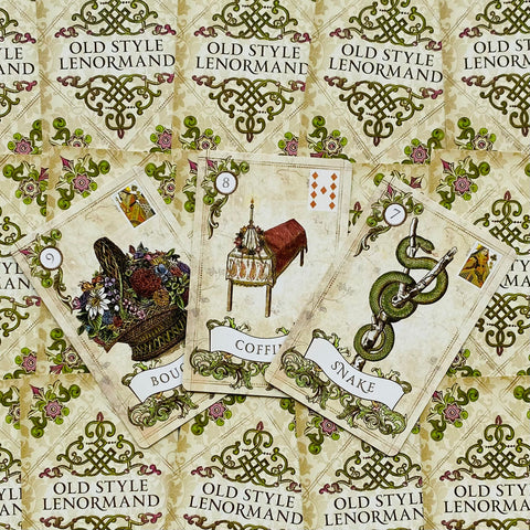 Old Style Lenormand Fortune-Telling Cards Deck US Games Systems Alexander Ray
