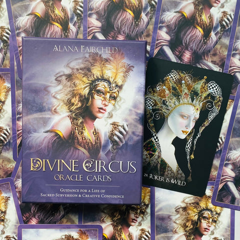 Divine Circus Oracle Cards Deck 2Nd Edition Blue Angel By Alana Fairchild NEW