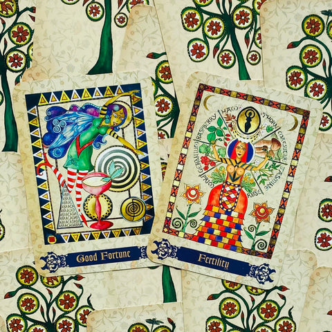 Enchanted Spell Oracle Cards Deck Rockpool Publishing Medieval Hedgewitch NEW
