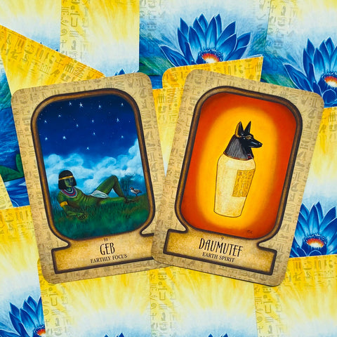 Auset Egyptian Oracle Cards Rockpool E.Jensen & M.Klement Divination Alchemy NEW