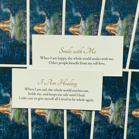 Because I Love Myself Cards Deck Mini Blue Angel Lucy Gavendish Esoteric NEW