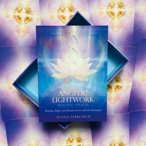 Angelic Lightwork Healing Oracle Magic Cards Deck Blue Angel Alana Fairchild NEW