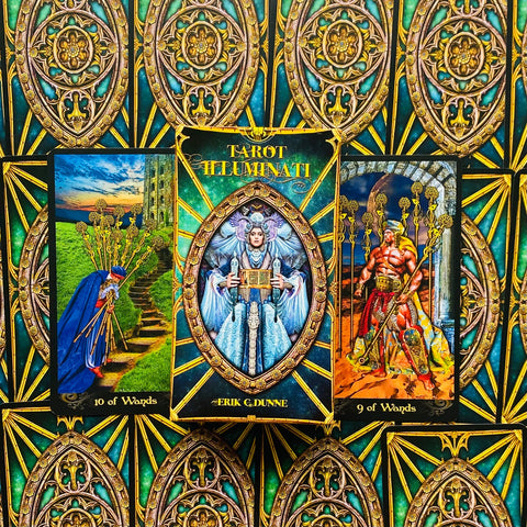 Tarot Illuminati Deck Cards Dunne Esoteric Fortune Telling Lo Scarabeo Ex205