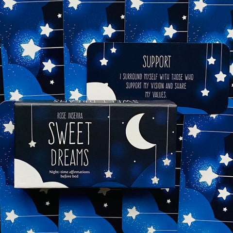 Sweet Dreams Spiritual Cards Night Time Affirmations Rockpool Publishing NEW