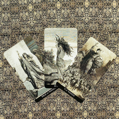 Gustave Dore Tarot Cards Deck Lo Scarabeo Black And White Mystical Energy NEW