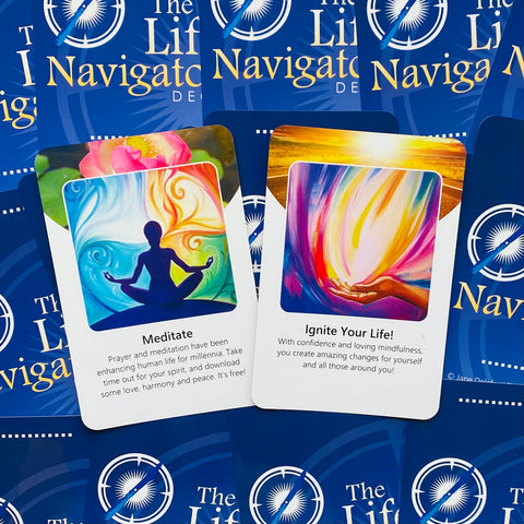 The Life Navigator Deck J. D. Taylor & M. Vijayan Findhorn Press Compass NEW