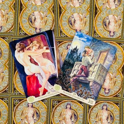 Manara Erotic Oracle Cards Chakras Eros And Astrology Lo Scarabeo By Elsa NEW