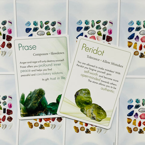 Healing Stones Cards Deck For Health Vital Energy & Power K.Lemke Agm Urania NEW