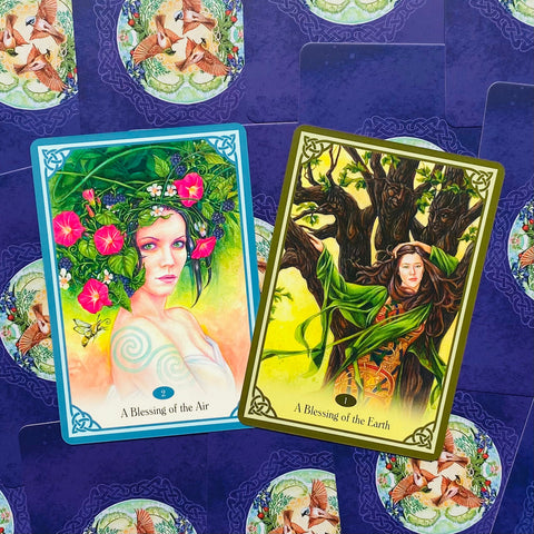 Blessed Be Oracle Cards Deck Original Blue Angel By Lucy Cavendish Esoteric NEW