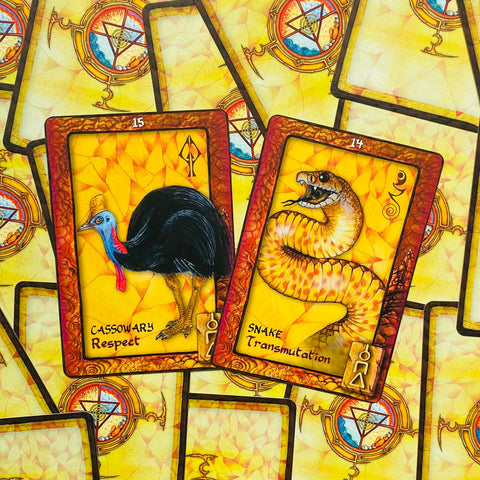 Animal Dreaming Oracle Deck Cards Esoteric Fortune Telling Blue Angel NEW