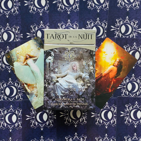 Tarot De La Nuit Carole Card Deck Anne Eschenazi Esoteric Telling Lo Scarabeo