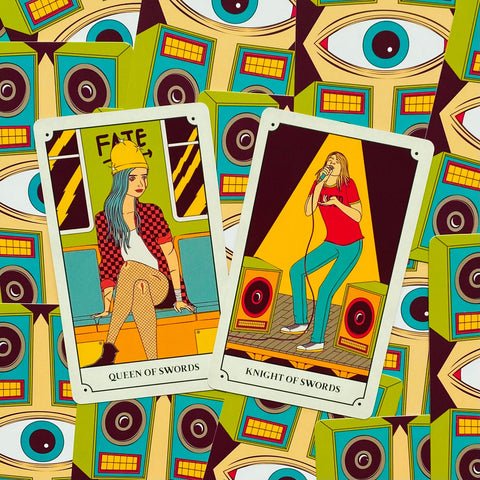 Grunge Tarot Cards Deck By Francesca And Andrea Moresco Rockpool Publishing NEW