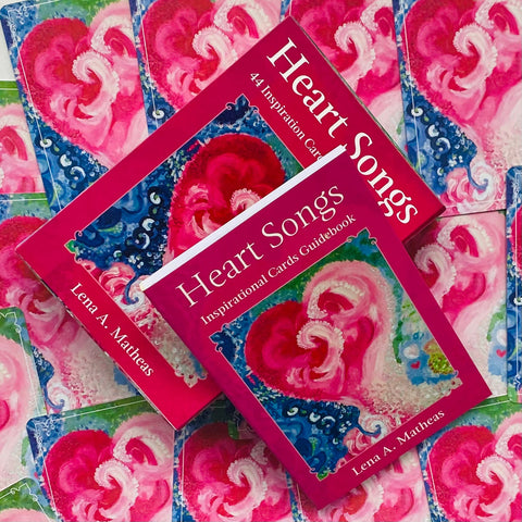 Heart Songs Inspirational Cards Pink Deck Lena Matheas Animal Dreaming Ad15