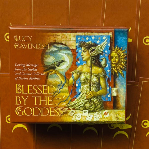 Blessed By The Goddess Cards Deck Blue Angel Lucy Cavendish Loving Messages NEW