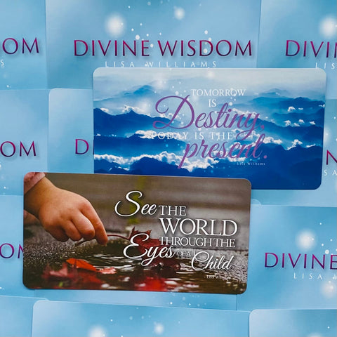 Divine Wisdom Affirmation Cards Deck Animal Dreaming Lisa Williams Esoteric NEW