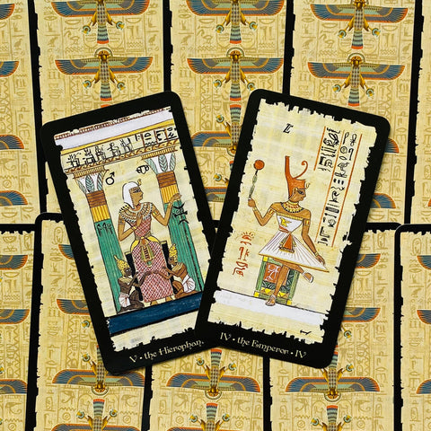 Egyptian Tarot Cards Deck Grand Trumps Lo Scarabeo By Silvana Alasia NEW