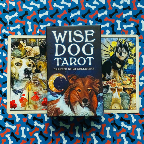 Wise Dog Tarot Cards Deck US Games Systems Mj Cullinane Esoteric 2020 NEW