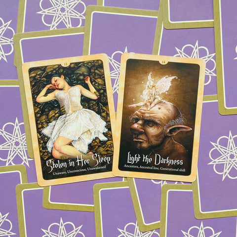 Wild Wisdom Of The Faery Oracle Deck Cards Fortune Telling Blue Angel NEW
