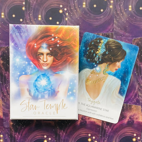 Star Temple Oracle Cards Deck By Suzy Cherub Esoteric Blue Angel NEW