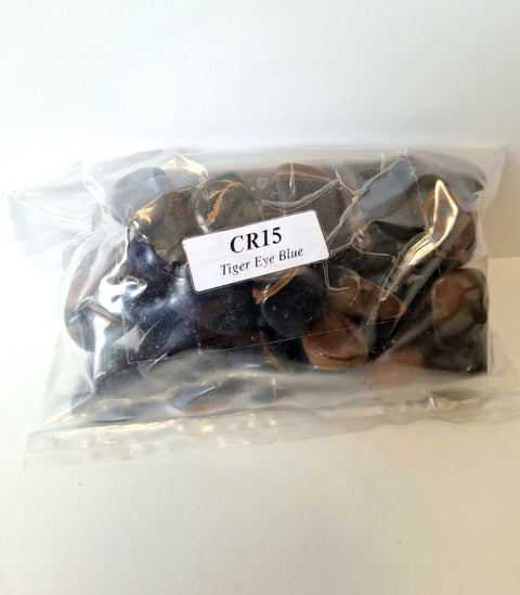 Tiger Eye Blue Tumble Stones Tumble Crystals 500 Grams Pack Lo Scarabeo Cr15