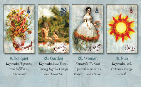 The Sirens' Song Card Deck And Guidebook Lenormand & Kipper Weiser Books