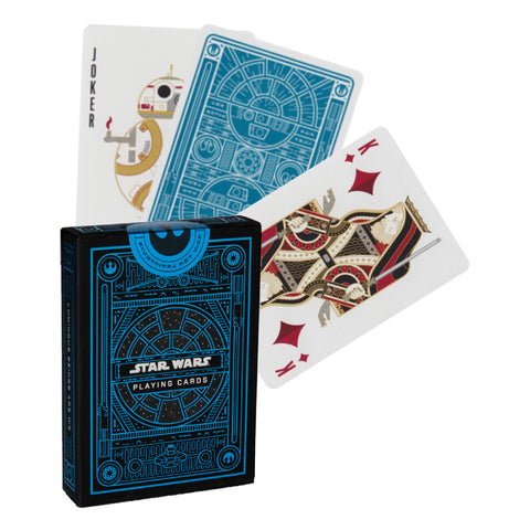 Star Wars Theory 11 Playing Cards Deck Blue Light Side Magic Tricks Poker NEW