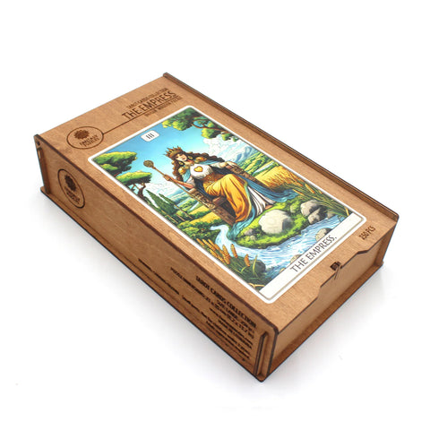 The Empress Tarot Wooden Puzzle Unique Card Pieces By Fantasy Puzzles Fp045