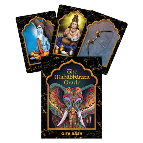 The Mahabharata Oracle Cards Deck Gita Rash Schiffer Publishing Red Feather NEW